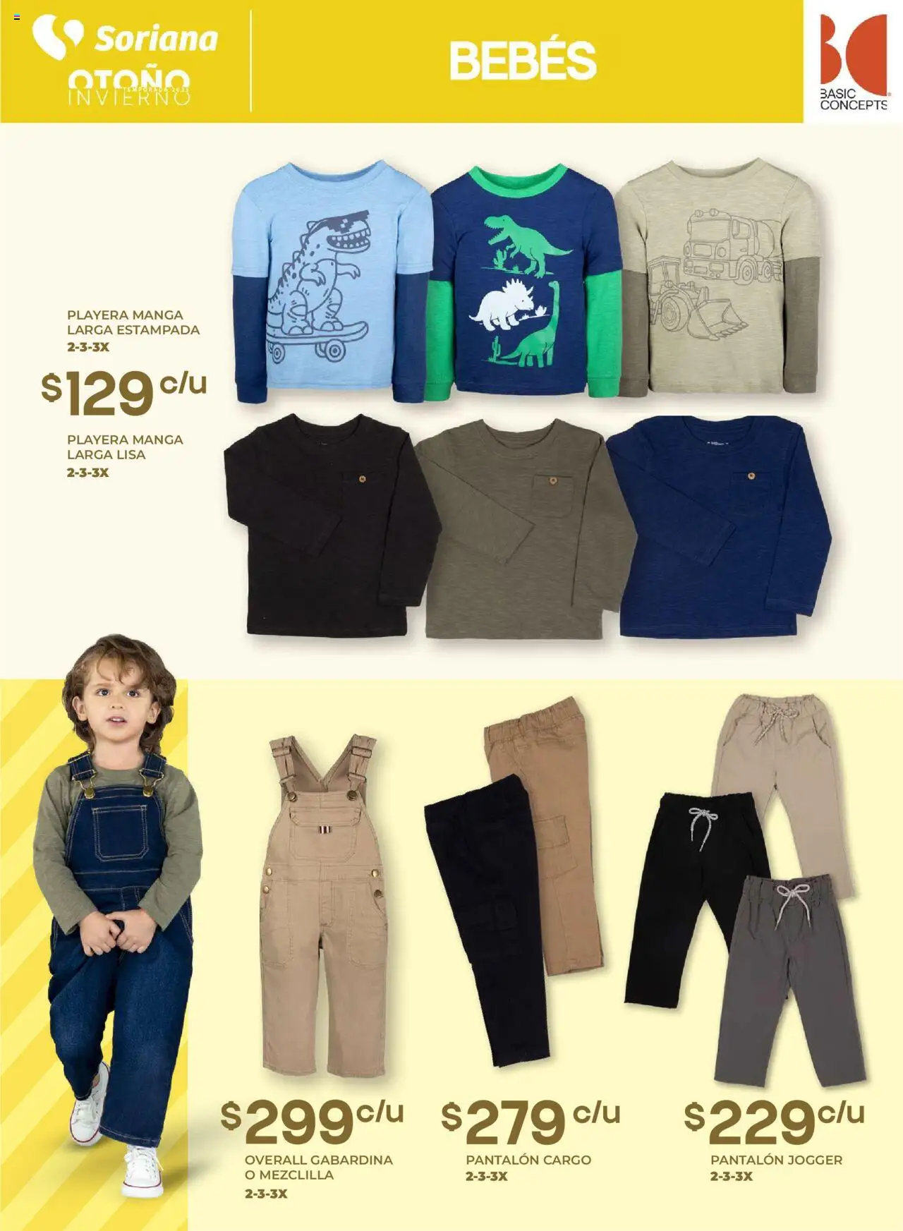 Nuevas ofertas de Soriana válidas en toda la República Mexicana desde el 25.09.2025. ¡Encuentra las mejores ofertas en Soriana - Catálogo Híper Otoño Invierno 2025! | Página: 21 | Productos: Manga, Playera