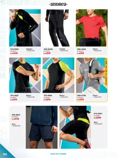 Vista previa de Andrea catálogo Outlet, nuevo folleto de la tienda, válido en México a partir del 21.12.2025 | Página: 194 | Productos: Ropa, Sudadera, Playera, Short