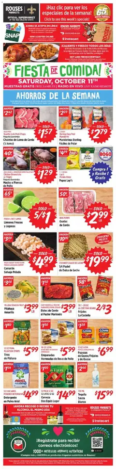 Preview of Rouses weekly ads valid from 01.10.2025