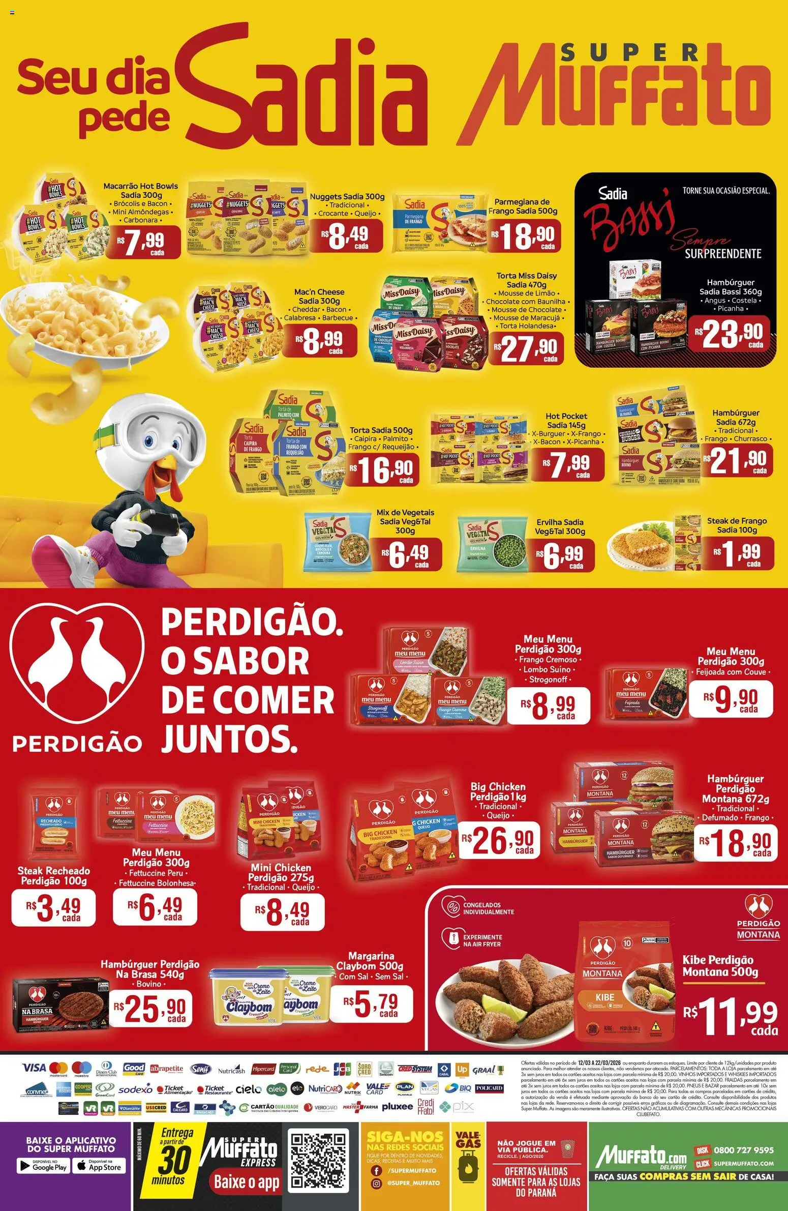 Super Muffato Folheto - válido de 12.03.2026 | Página: 1 | Produtos: Air fryer, Creme, Fraldas, Requeijão
