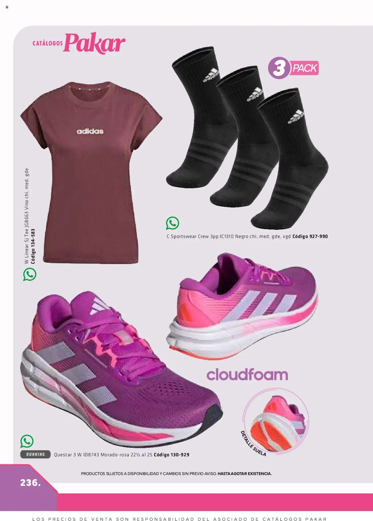 Nuevas ofertas de SC Pakar válidas en toda la República Mexicana desde el 06.03.2025. ¡Encuentra las mejores ofertas en SC Pakar catálogo Women! | Página: 236 | Productos: Vino