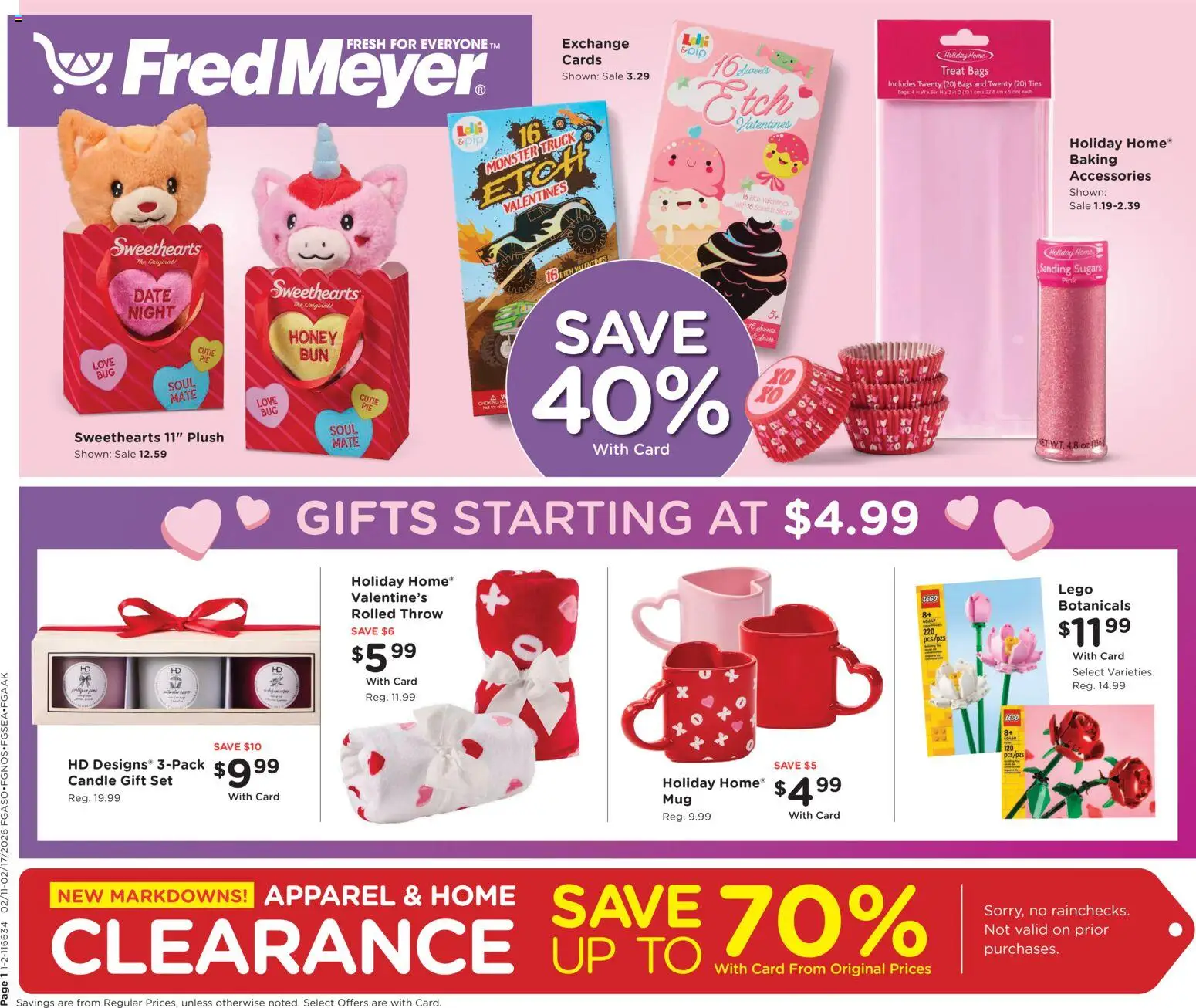 Fred Meyer Home & Apparel - valid from 11.02.2026 | Page: 1