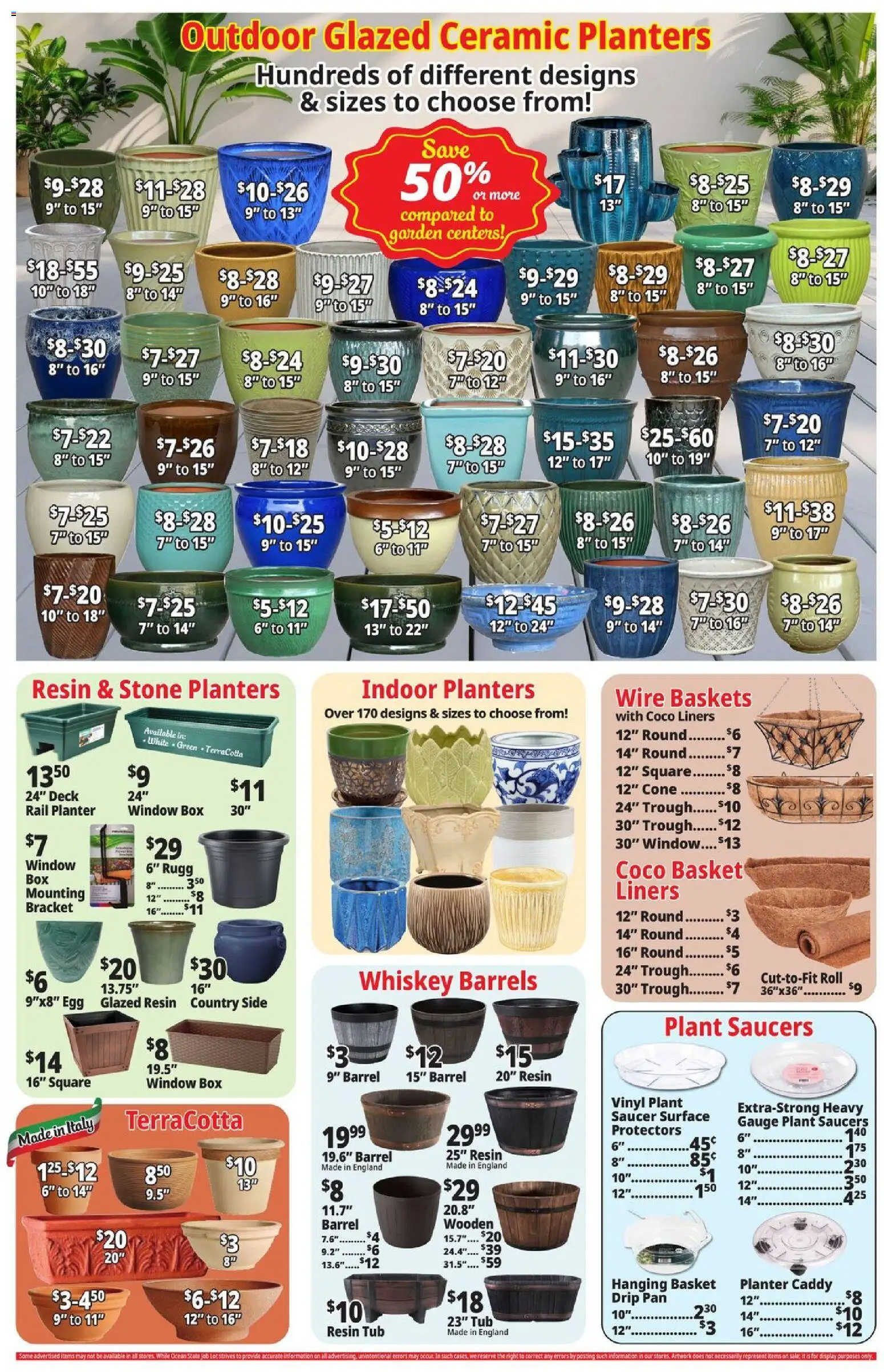 Ocean State Job Lot Weekly Ad - valid from 26.03.2026 | Page: 6 | Products: Basket, Pan, Wire, Whiskey