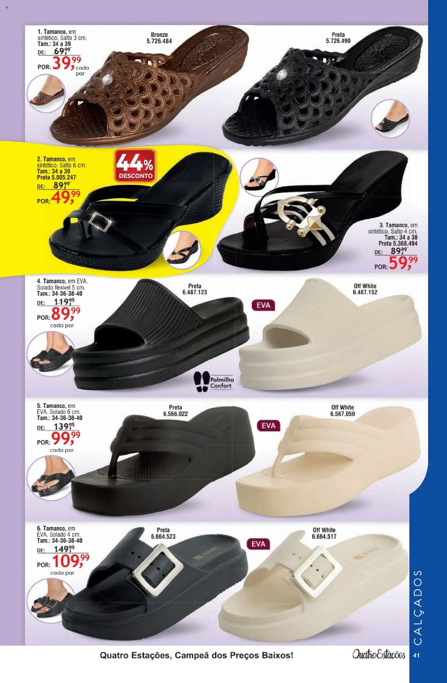Quatro Estações Folheto - válido de 01.02.2026 | Página: 37 | Produtos: Palmilha