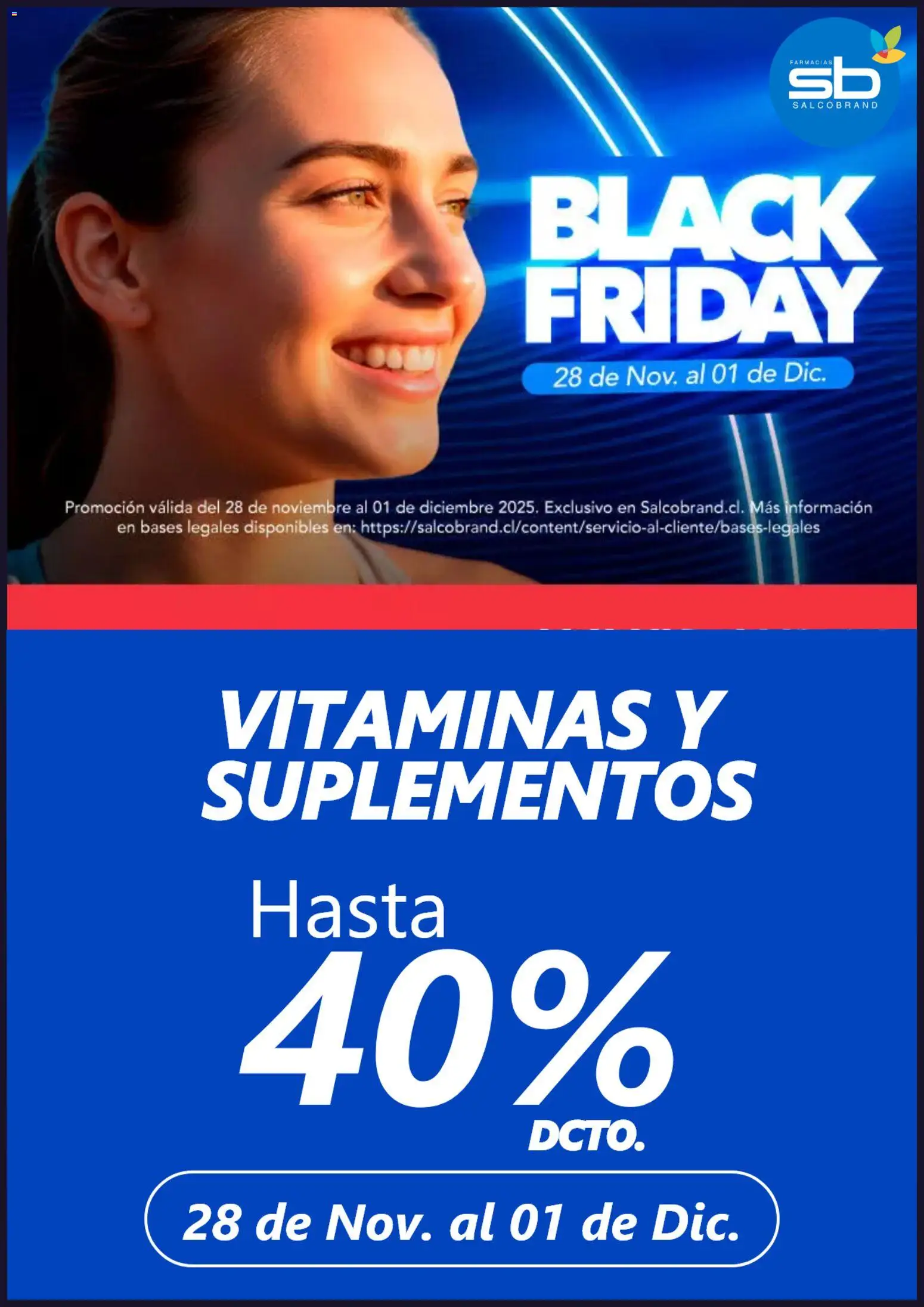 Black Friday Salcobrand │ válido desde el 28.11.2025 | Página: 1 | Productos: Vitaminas