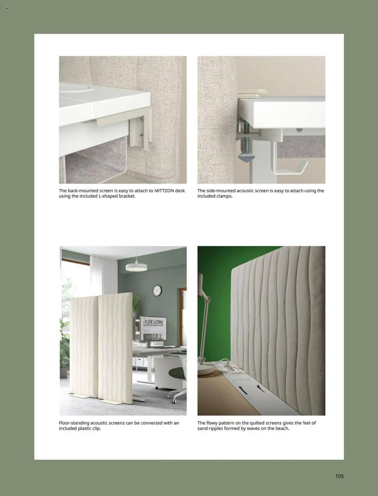 IKEA Office Brochure 2025 - valid from 01.03.2025 | Page: 105 | Products: Desk