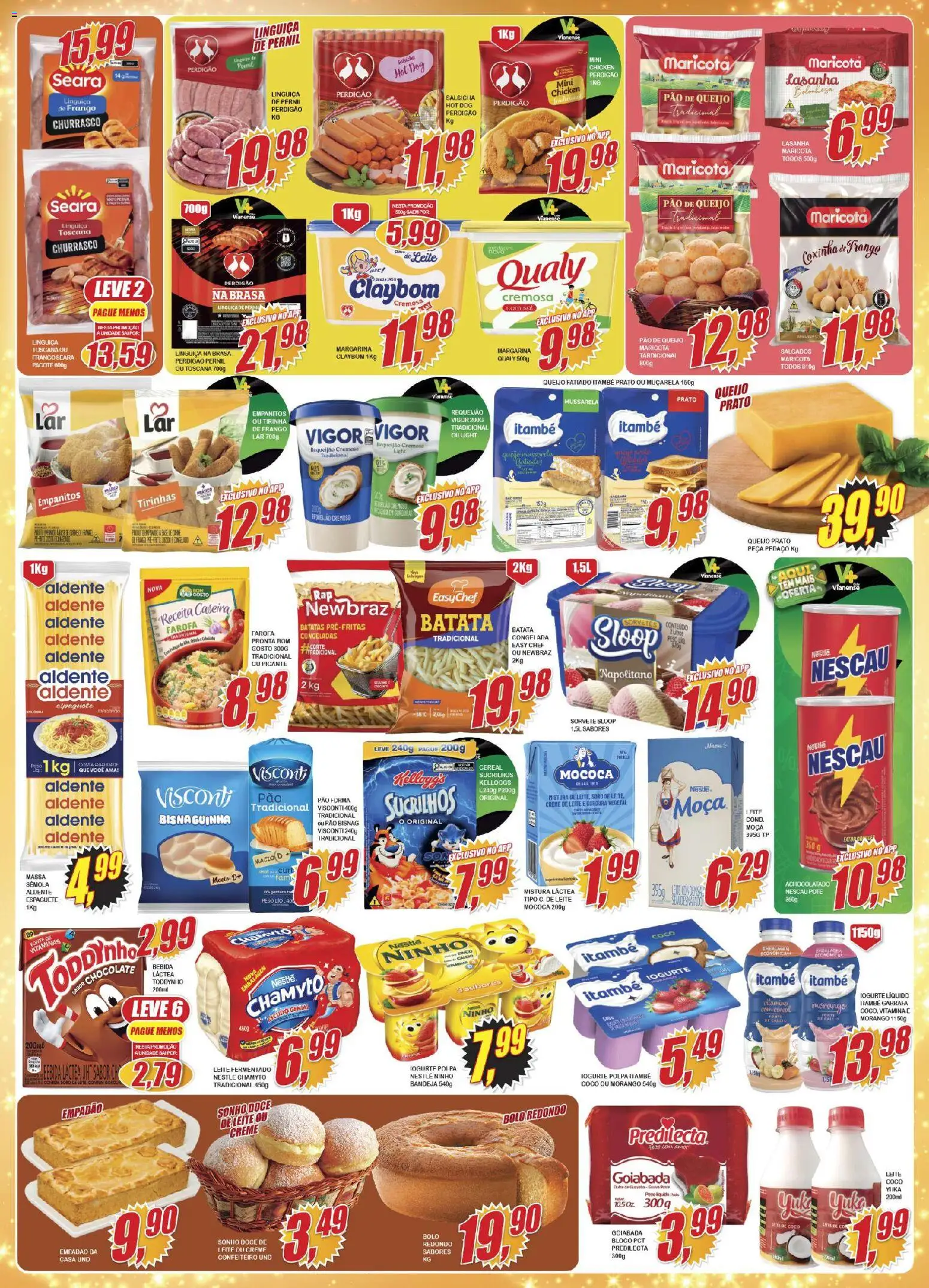Vianense Folheto - válido de 20.03.2026 | Página: 2 | Produtos: Muçarela, Massa, Doce de leite, Pão de queijo