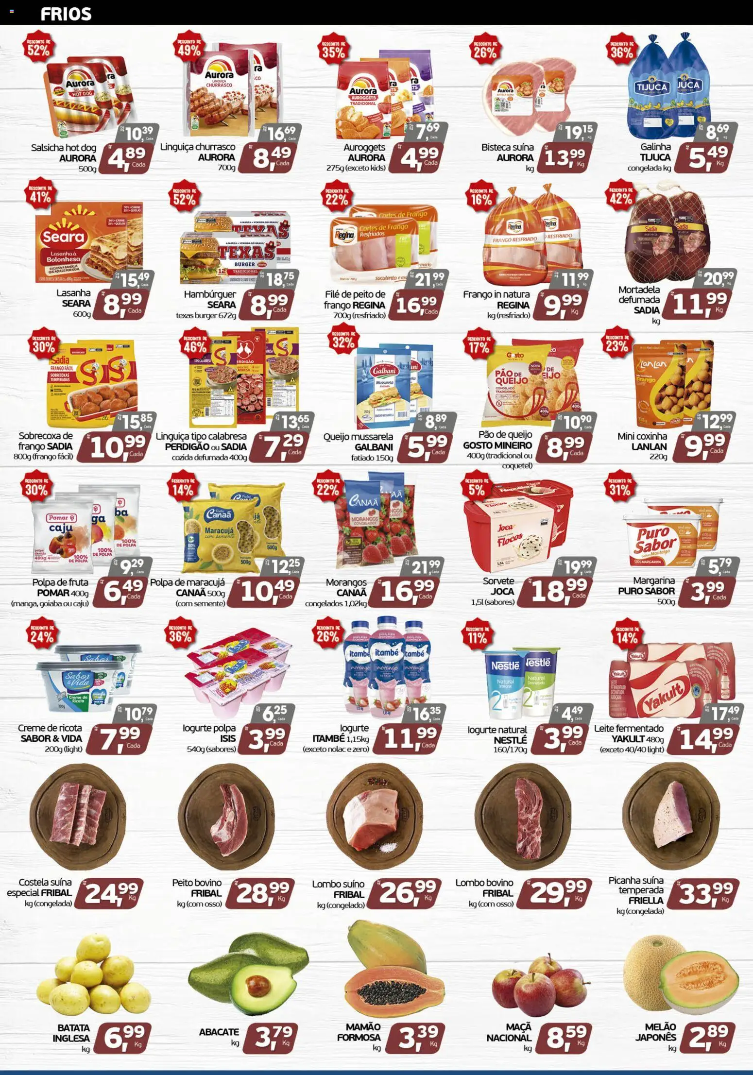 Cometa Supermercados Folheto - válido de 25.04.2026 | Página: 3 | Produtos: Picanha, Queijo, Morangos, Mussarela