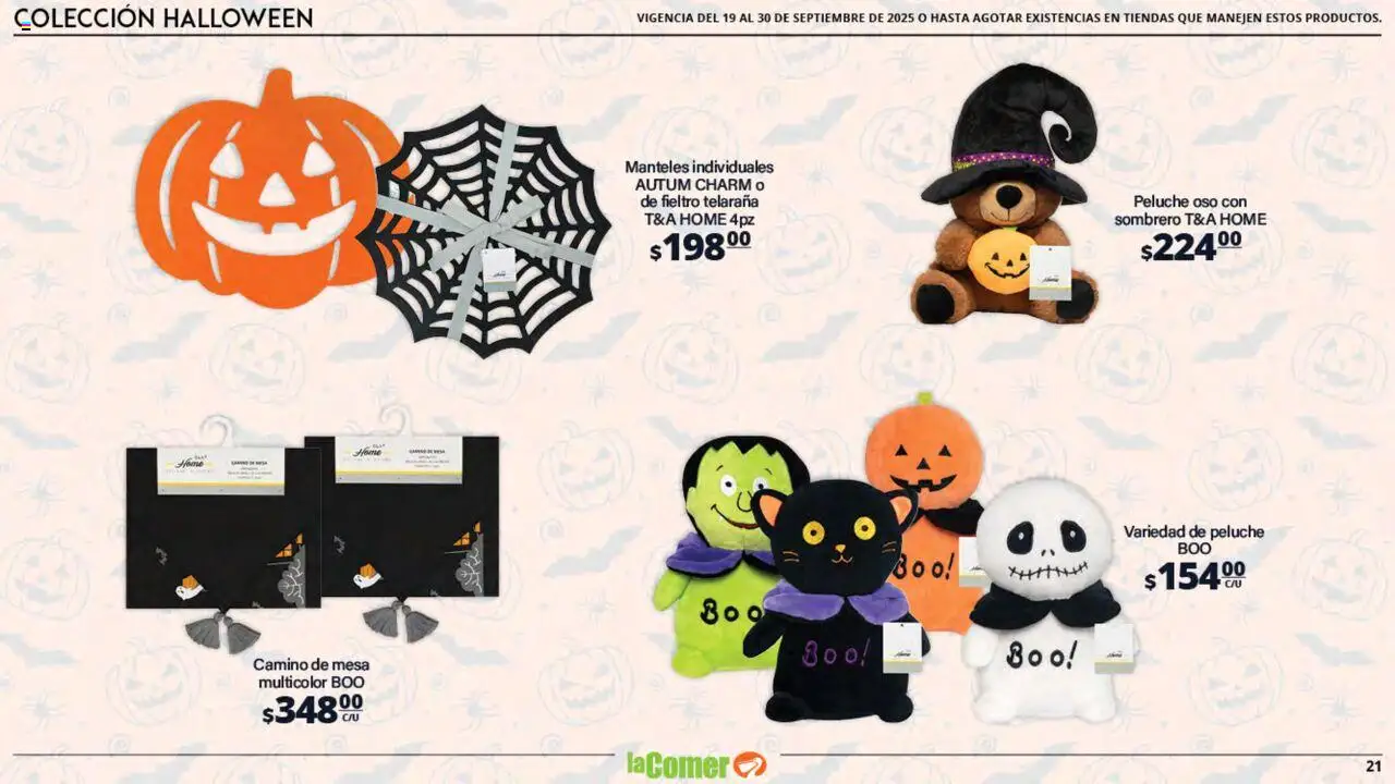 Nuevas ofertas de La Comer válidas en toda la República Mexicana desde el 19.09.2025. ¡Encuentra las mejores ofertas en La Comer - Folleto! | Página: 21 | Productos: Sombrero, Mesa