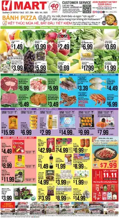 Preview of Hmart weekly ads valid from 29.10.2025