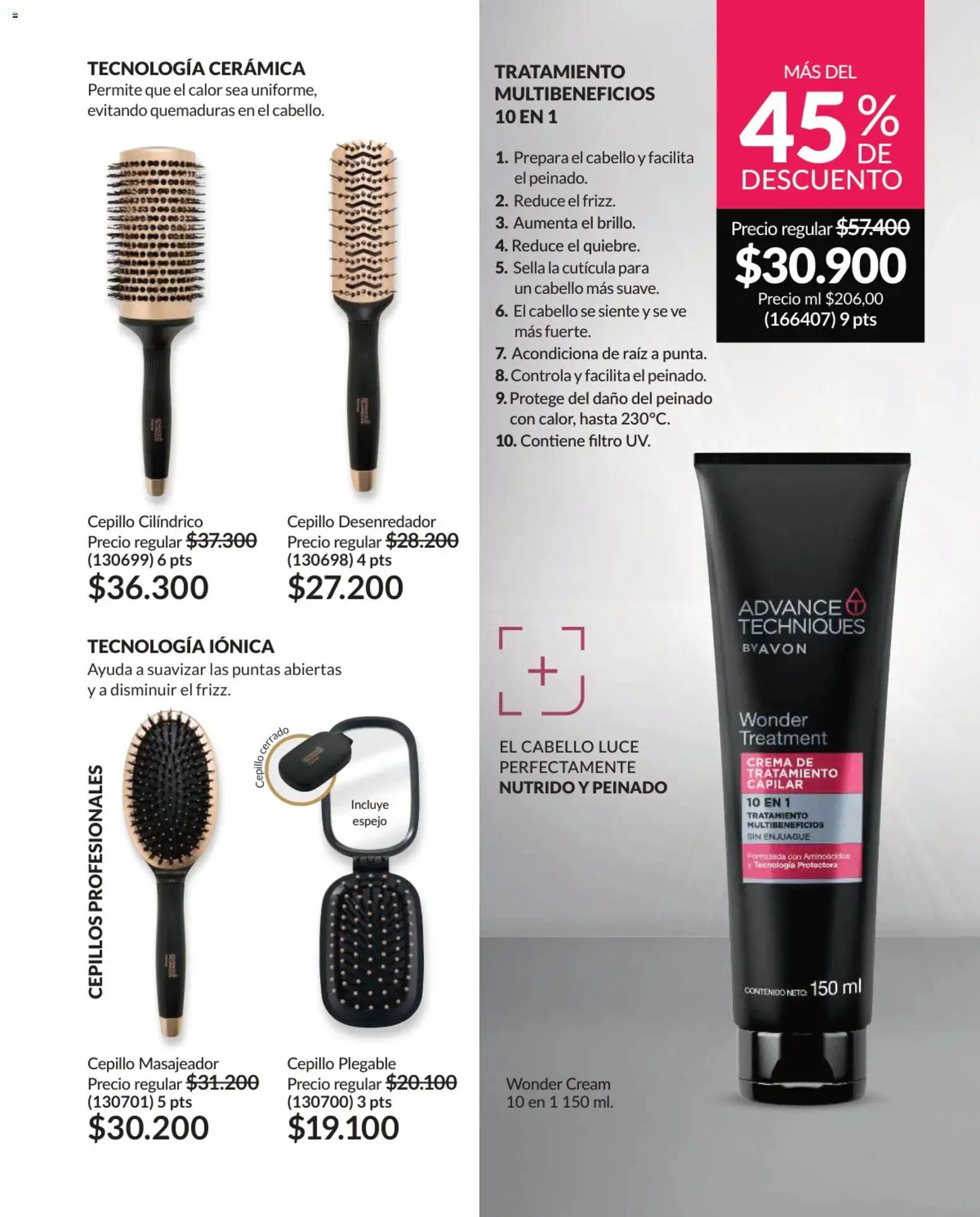 Avon revista - valida desde el 02.01.2026 | Página: 151 | Productos: Crema, Cerámica, Espejo, Cepillo