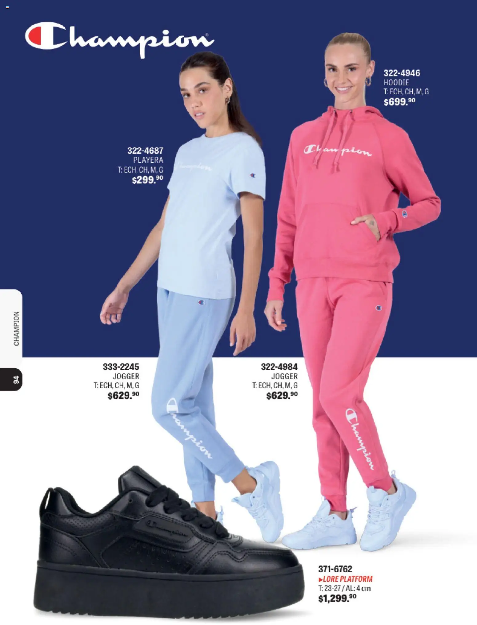 Nuevas ofertas de Andrea válidas en toda la República Mexicana desde el 31.10.2025. ¡Encuentra las mejores ofertas en Andrea catálogo Champion! | Página: 3 | Productos: Playera