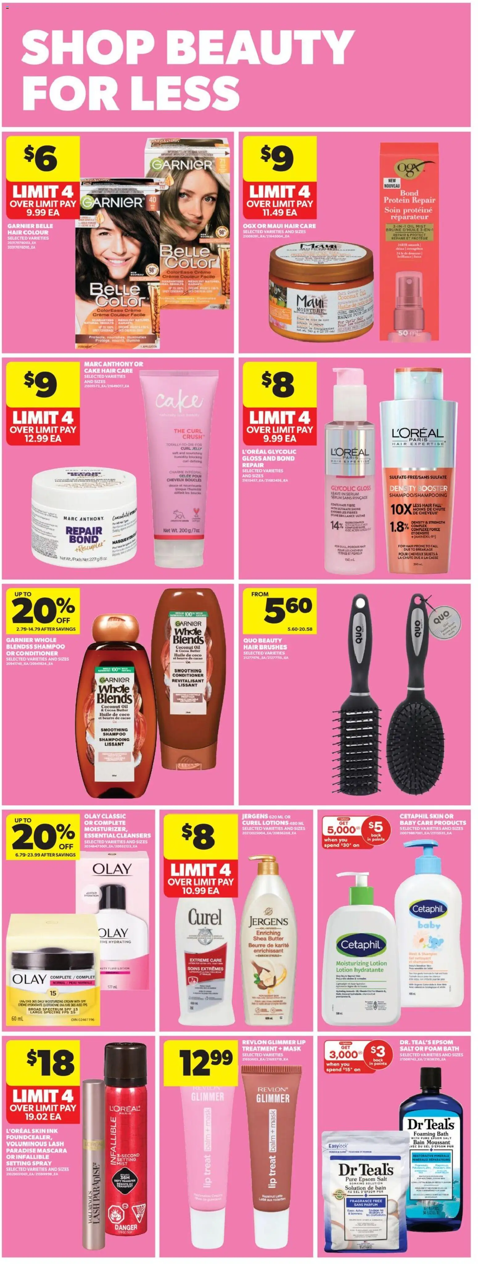 Real Canadian Superstore flyer valid from 15.01.2026 | Page: 31 | Products: Fragrance, Mascara, Bath, Butter