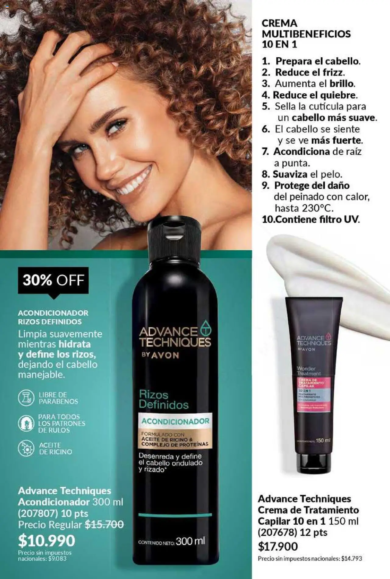 Catálogo AVON Campaña 11/2025 │ válido desde el 23.09.2025 | Página: 136 | Productos: Aceite, Acondicionador, Crema