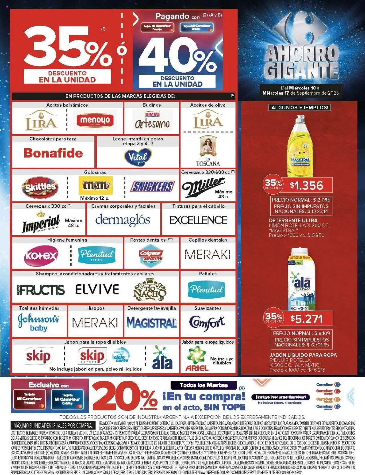 Carrefour ofertas │ válido desde el 10.09.2025 | Página: 7 | Productos: Botella, Jabón líquido, Taza, Oliva