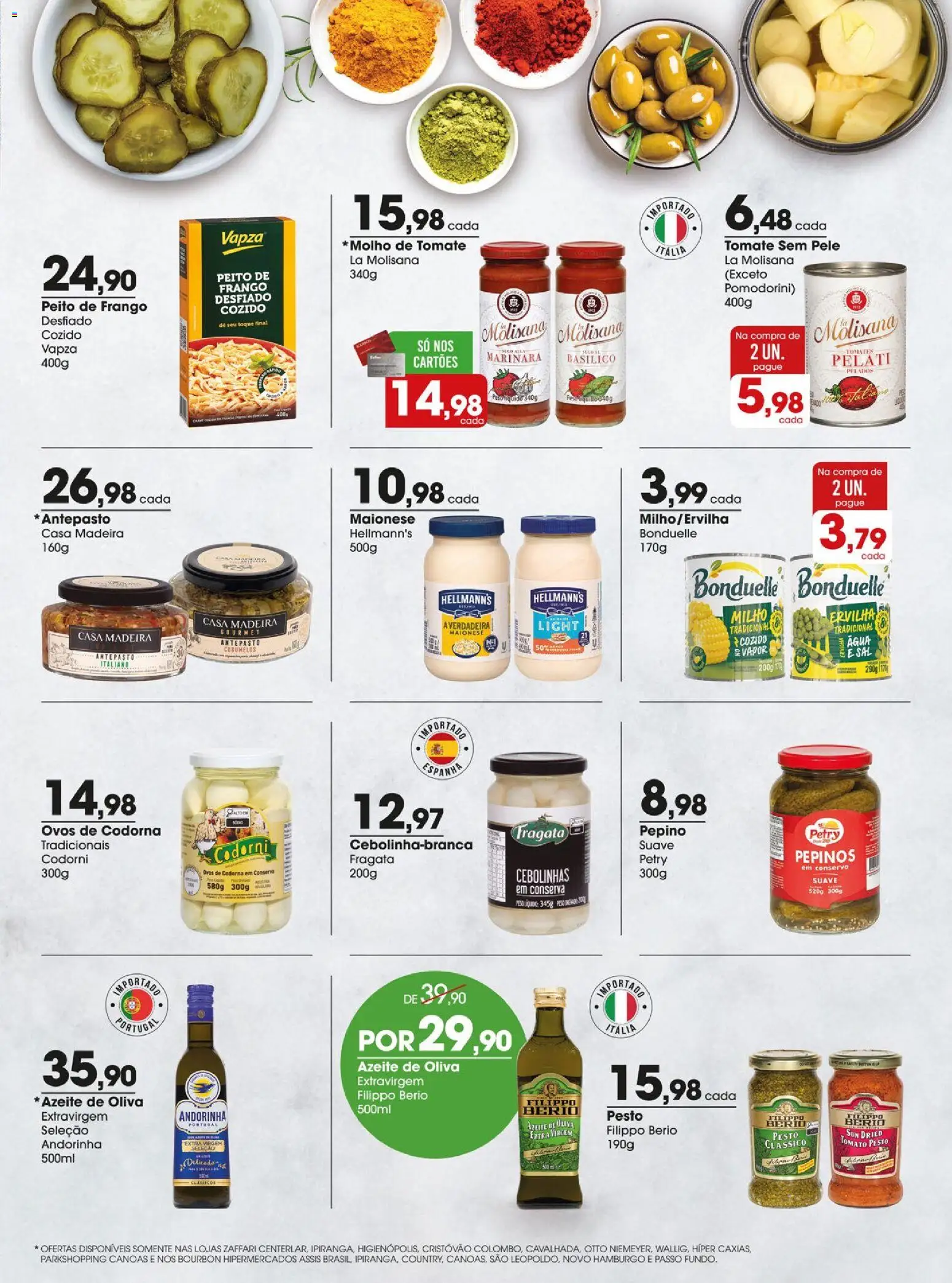 Zaffari Folheto - válido de 16.12.2025 | Página: 3 | Produtos: Ovos, Sal, Ovos de codorna, Peito de frango