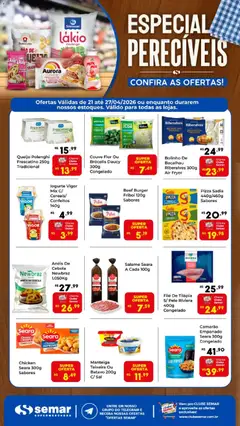 Semar Supermercado ofertas Especial Perecíveis - Pré-Visualização do folheto da loja Semar Supermercado, válido de 21.04.2026 | Página: 1
