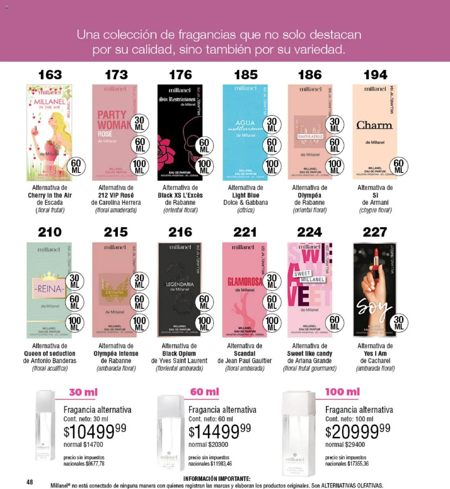 Millanel - Catálogo │ válido desde el 05.01.2026 | Página: 48 | Productos: Jean, Fragancia, Agua