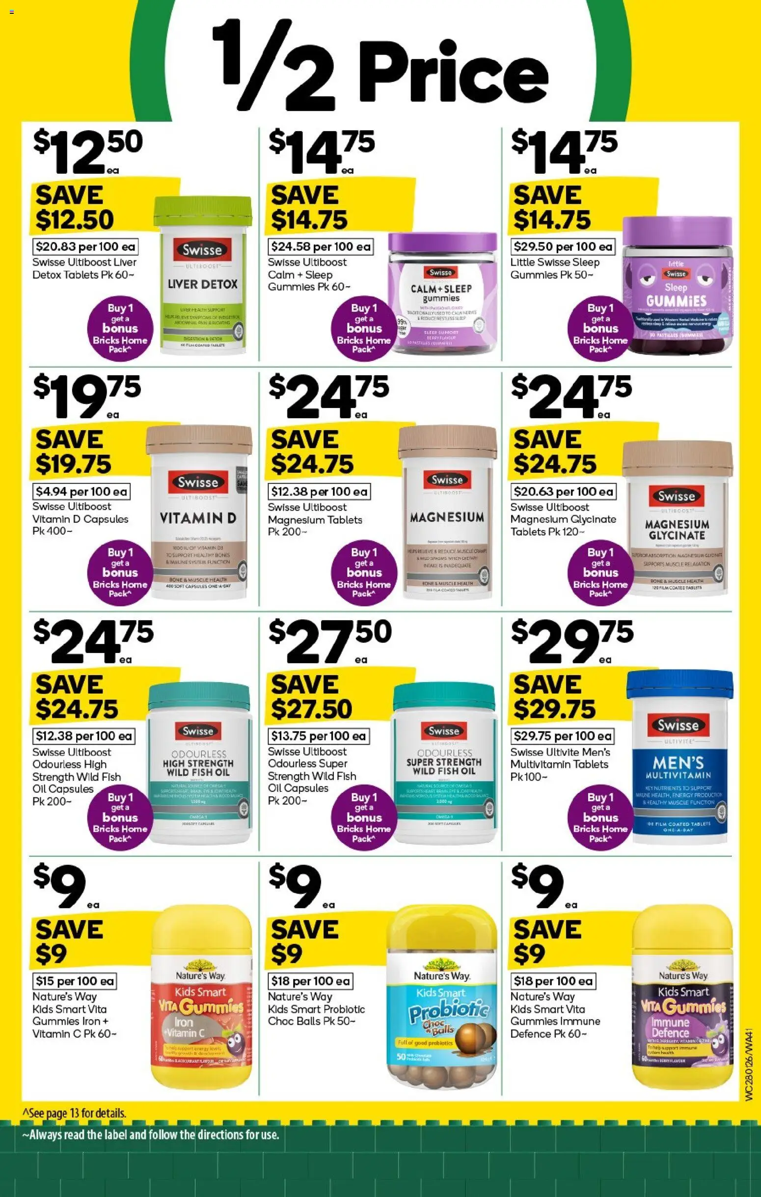 Woolworths catalogue - valid from 28.01.2026 | Page: 41 | Products: Oil, Fish, Multivitamin, Tablets