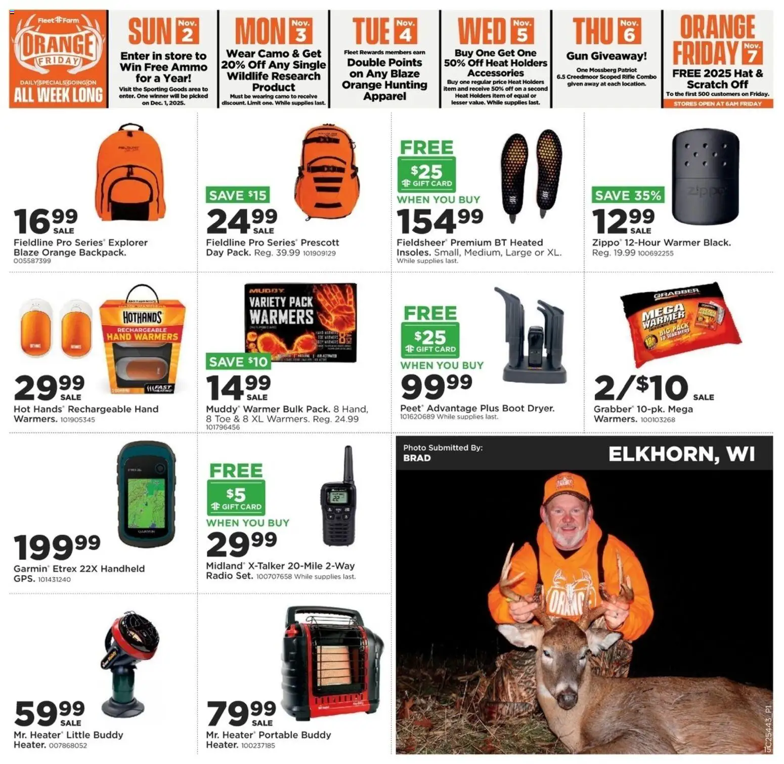 Mills Fleet Farm Hunt Week Rapid City - valid from 30.10.2025 | Page: 15 | Products: Hat, Radio, Gun, Rifle