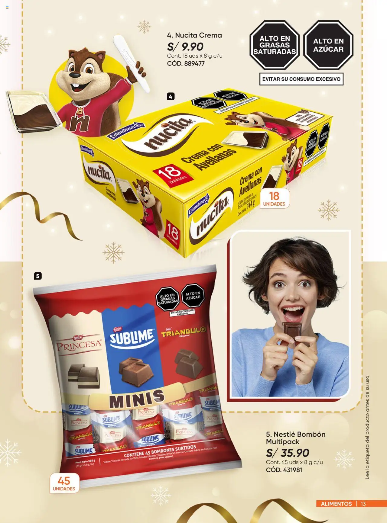 Catálogo Azzorti válido desde 15.10.2025 | Página: 13 | Productos: Leche, Chocolate, Crema, Peso