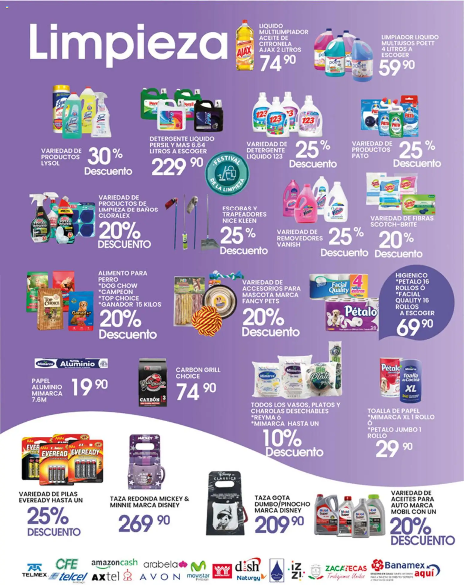 Nuevas ofertas de Alsuper válidas en toda la República Mexicana desde el 24.04.2026. ¡Encuentra las mejores ofertas en Alsuper folleto Chihuahua-Estado! | Página: 5 | Productos: Detergente, Aceite, Toalla, Pilas