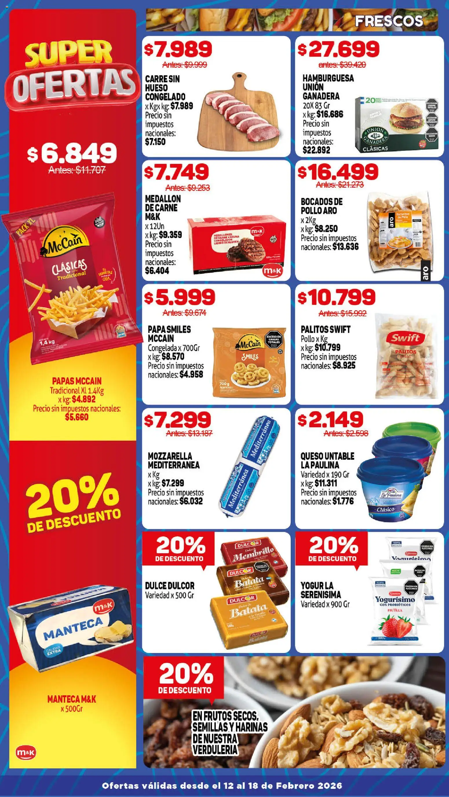 Makro ofertas │ válido desde el 19.09.2026 | Página: 2 | Productos: Pollo, Batata, Semillas, Yogur