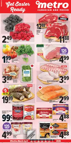 Preview of Metro weekly flyer - Québec from shop Metro valid from 26.03.2026
