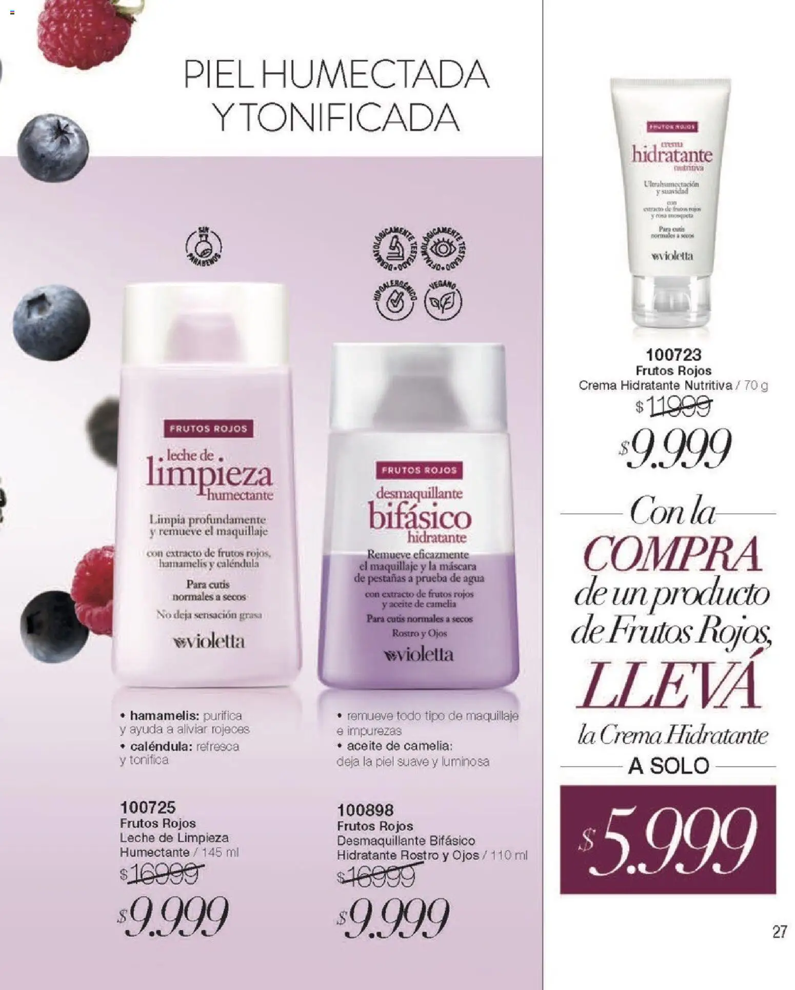 Violetta - Violetta Cosméticos │ válido desde el 30.03.2026 | Página: 27 | Productos: Maquillaje, Máscara, Desmaquillante, Crema