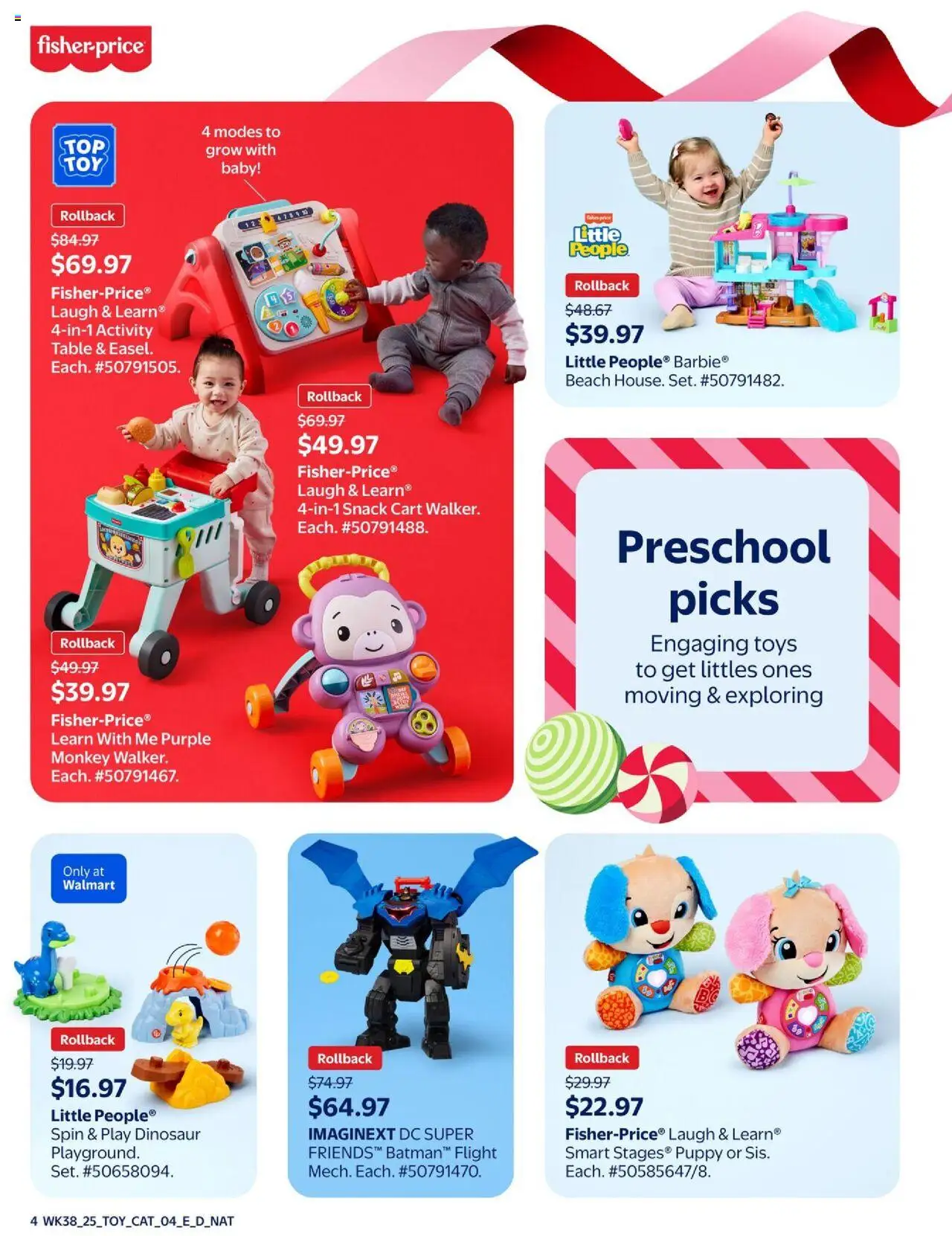 Walmart flyer valid from 16.10.2025 | Page: 4 | Products: Table