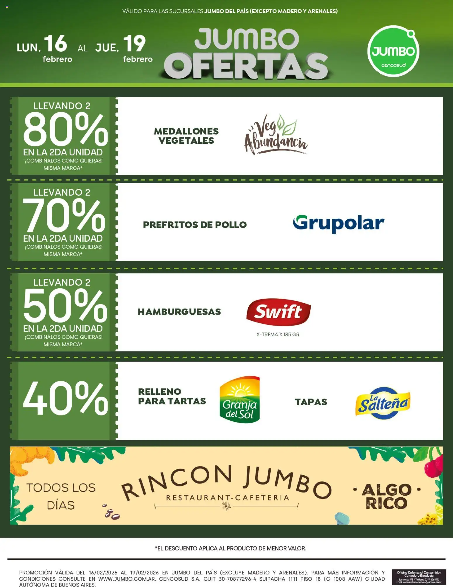 Jumbo - Ofertas | Comodoro │ válido desde el 16.02.2026 | Página: 2 | Productos: Teléfono, Pollo