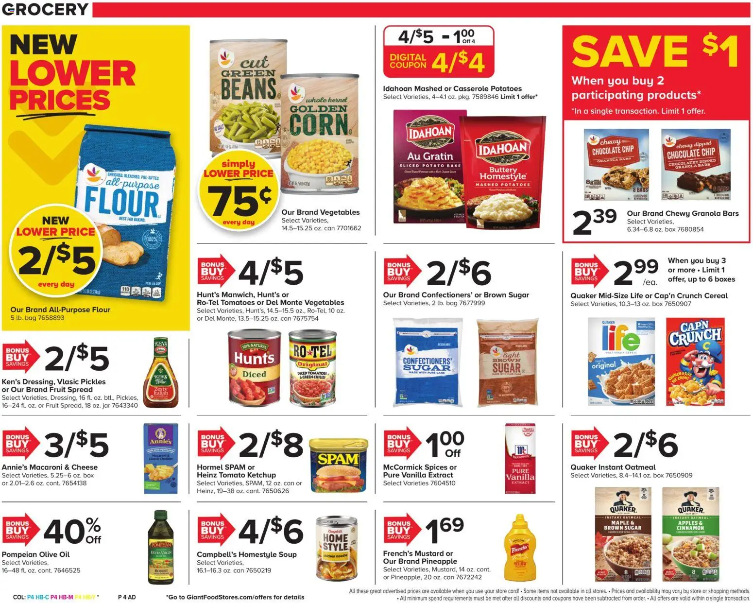 Giant Weekly Ad - valid from 27.03.2026 | Page: 10 | Products: Corn, Pineapple, Vegetables, Bag