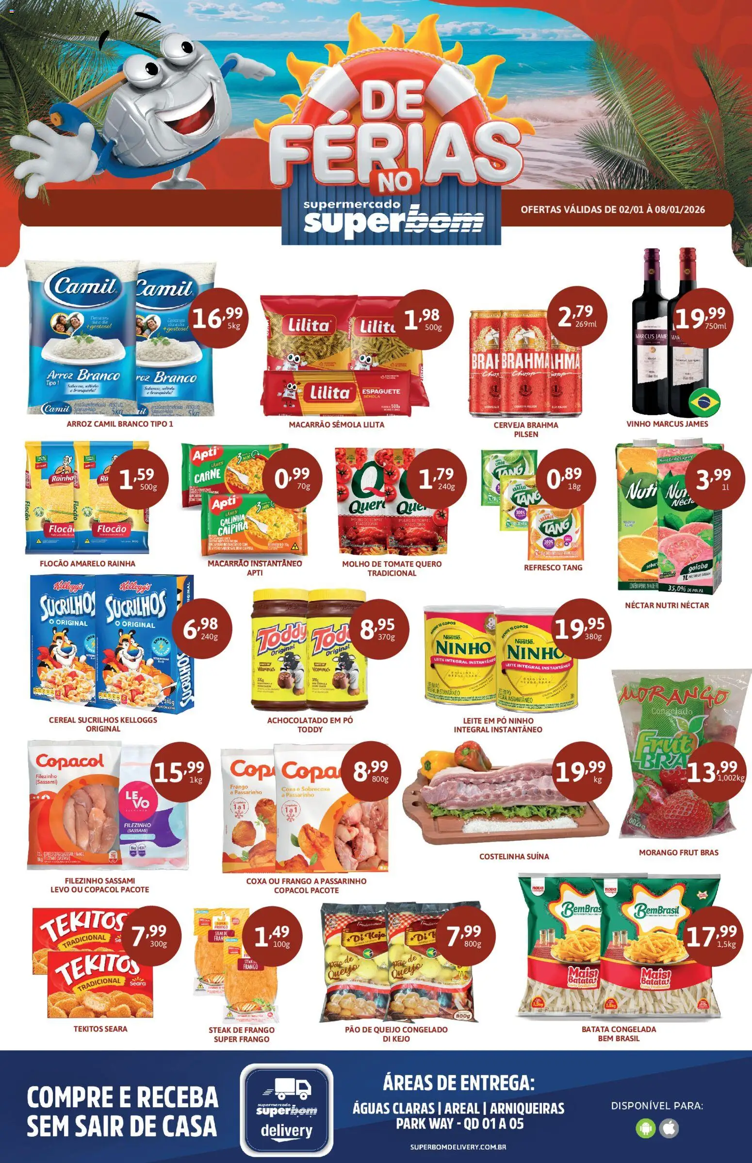 Superbom Folheto - válido de 02.01.2026 | Página: 1 | Produtos: Refresco, Pão, Copa, Sucrilhos
