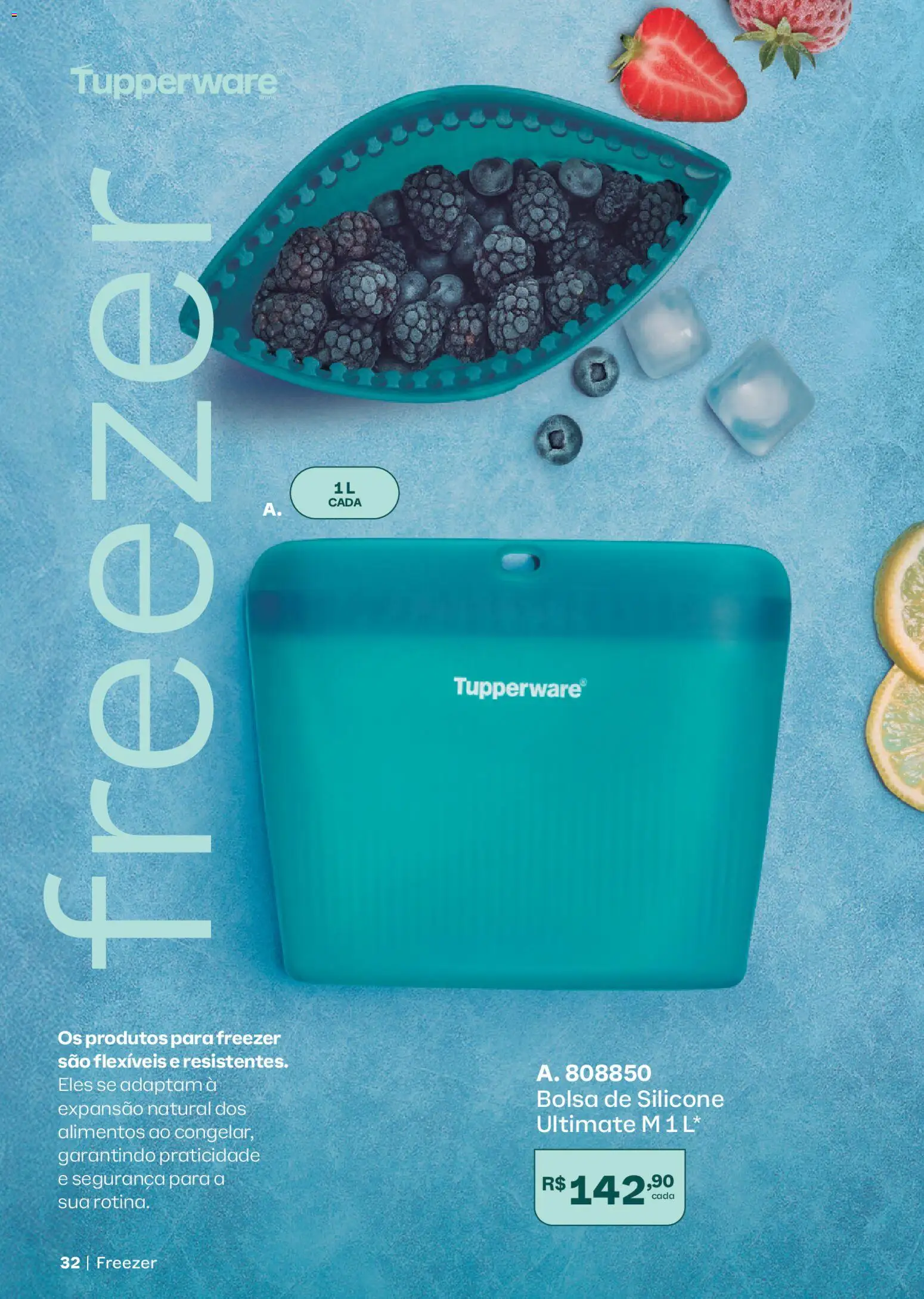 Tupperware Folheto - válido de 01.01.2026 | Página: 32 | Produtos: Freezer, Bolsa