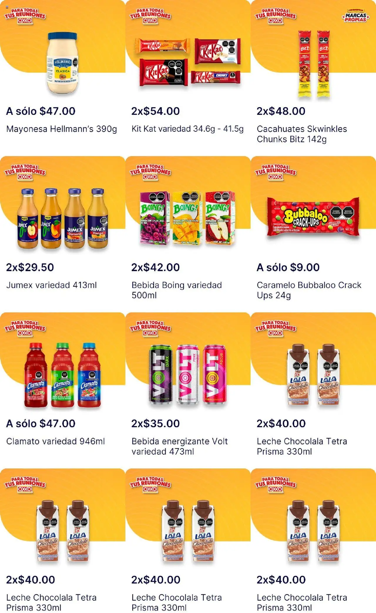 Nuevas ofertas de OXXO válidas en toda la República Mexicana desde el 26.09.2025. ¡Encuentra las mejores ofertas en OXXO - Folleto! | Página: 17 | Productos: Mayonesa, Leche, Mango, Jugo