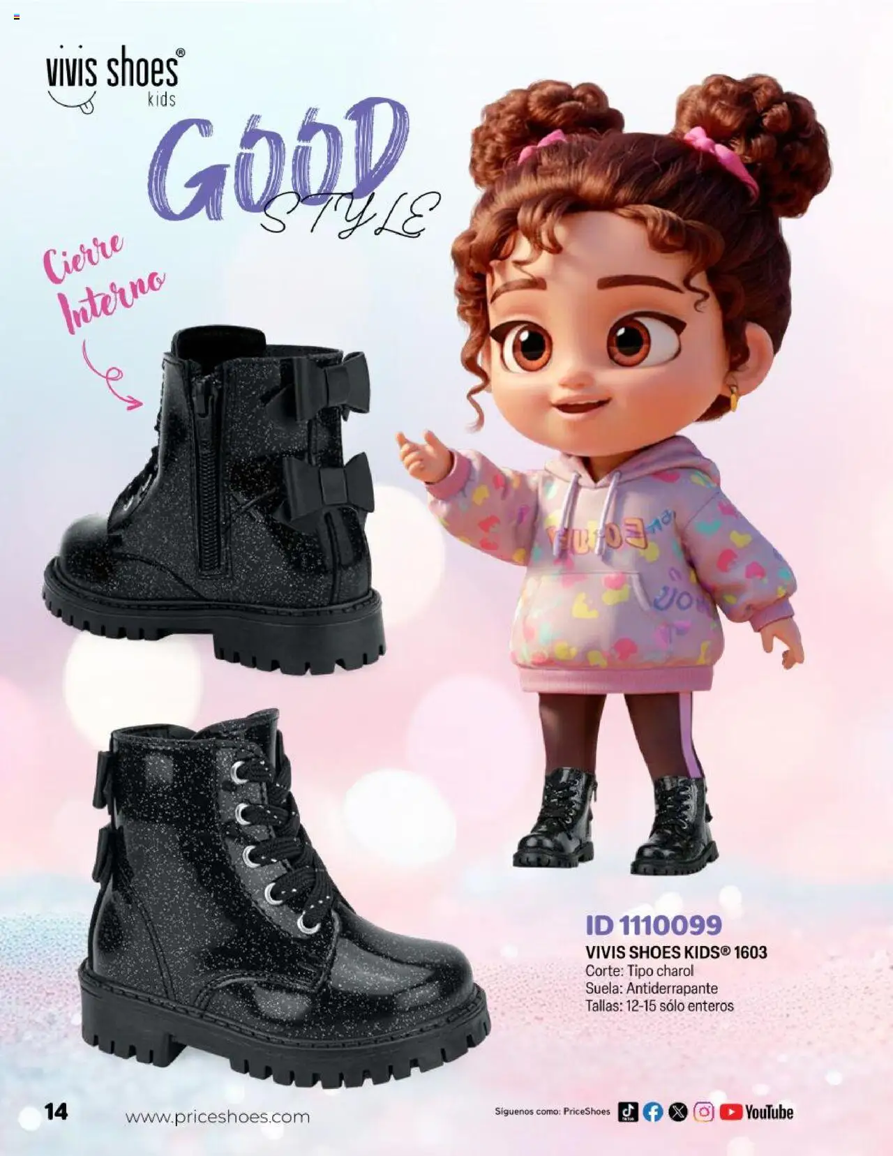 Nuevas ofertas de Price Shoes válidas en toda la República Mexicana desde el 23.04.2025. ¡Encuentra las mejores ofertas en Price Shoes catálogo Kids! | Página: 14