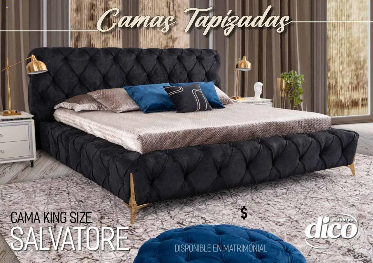 Nuevas ofertas de Muebles Dico válidas en toda la República Mexicana desde el 25.09.2025. ¡Encuentra las mejores ofertas en Muebles Dico - Catálogo Camas Topazidas! | Página: 30 | Productos: Cama