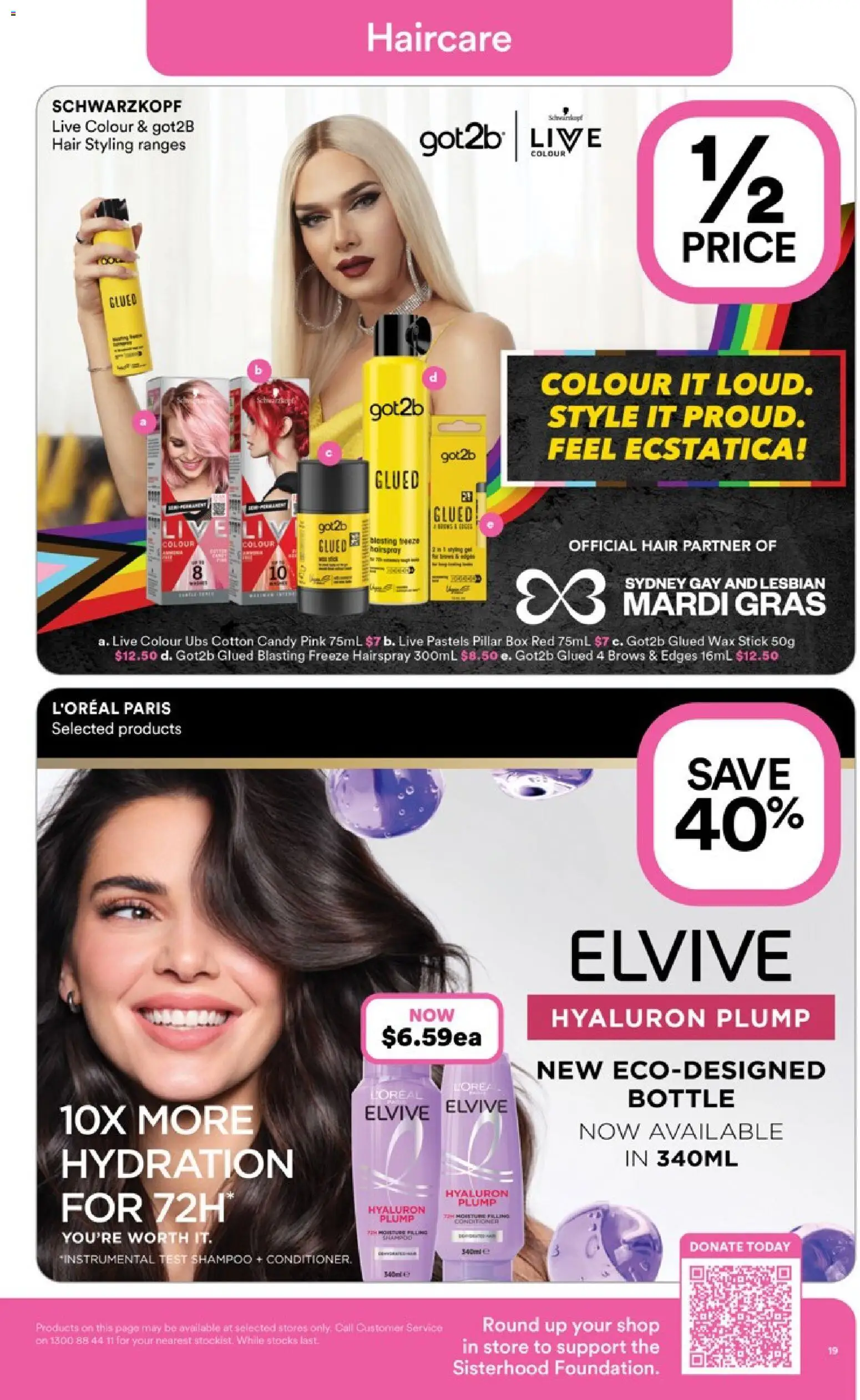 Priceline Pharmacy catalogue - valid from 19.02.2026 | Page: 19 | Products: Box, Shampoo, Conditioner