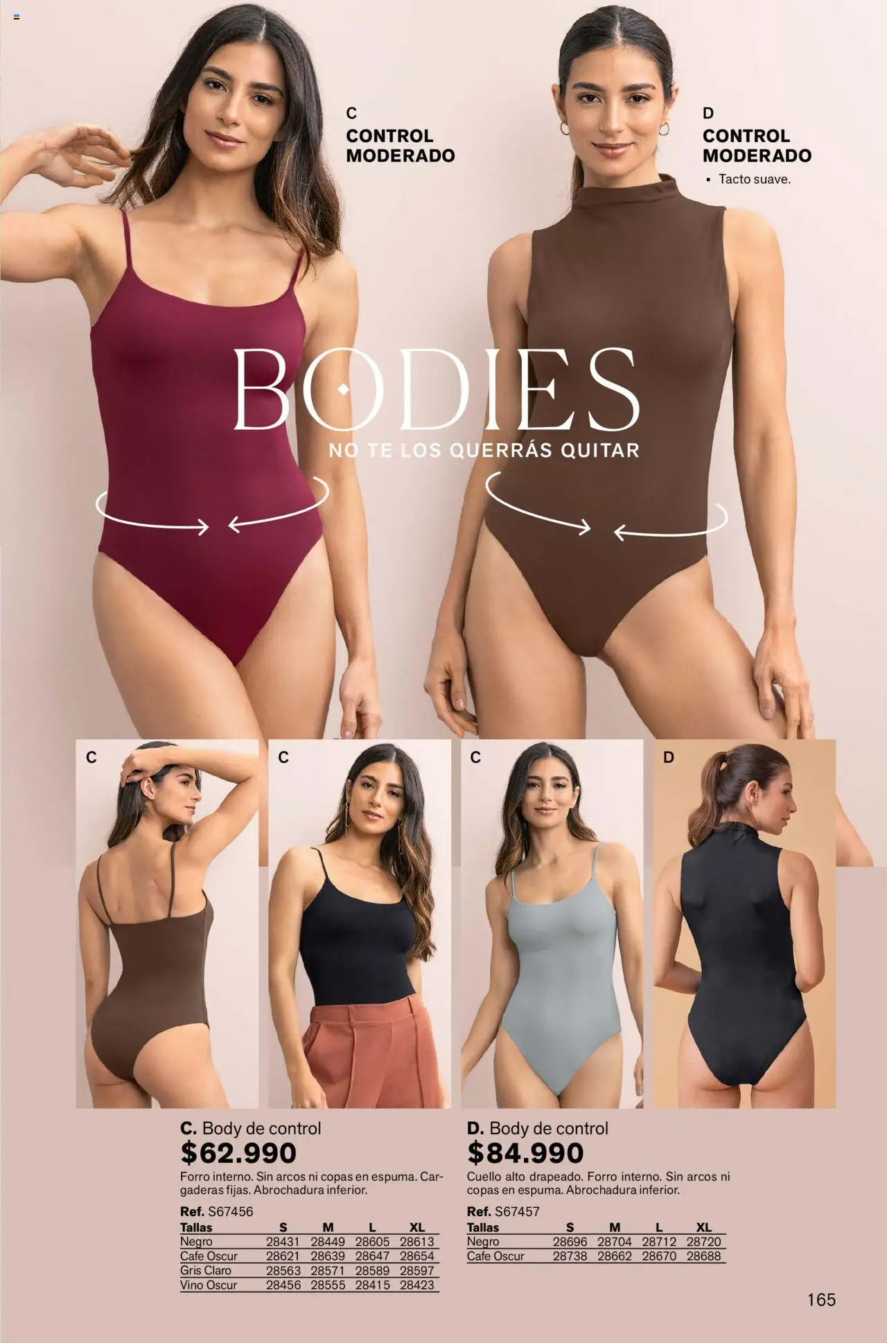 Leonisa revista - valida desde el 04.08.2025 | Página: 165 | Productos: Body, Cuello, Café, Vino