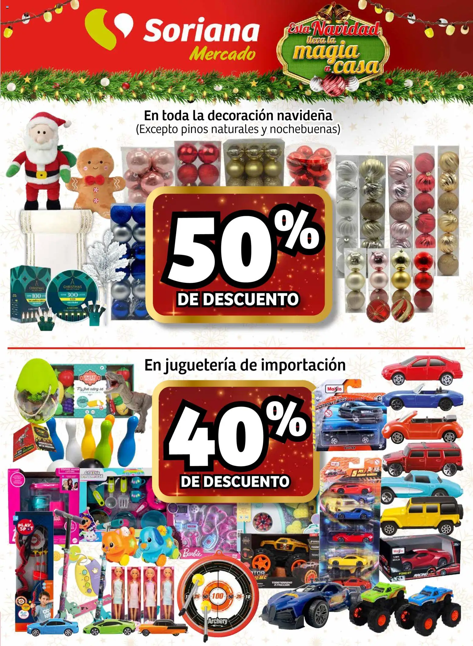 Nuevas ofertas de Soriana válidas en toda la República Mexicana desde el 28.11.2025. ¡Encuentra las mejores ofertas en Soriana - Fin de Semana Mercado: Saltillo y Torreón! | Página: 11