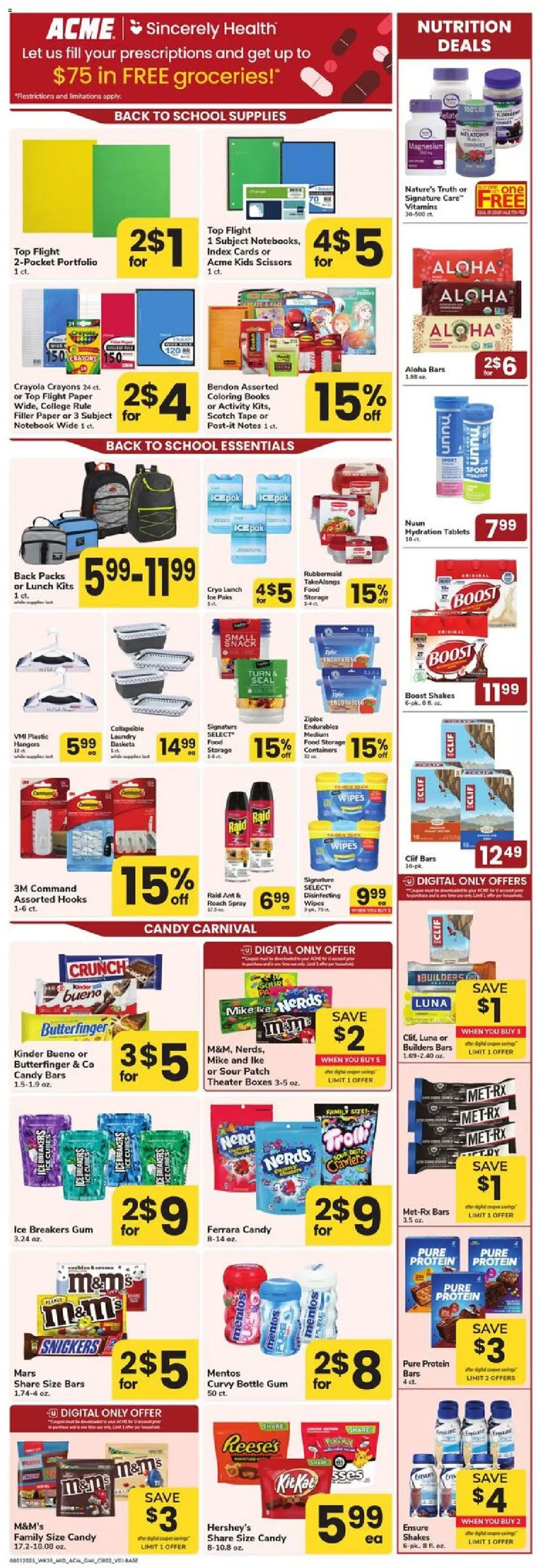 Acme Ad - valid from 01.08.2025 | Page: 2 | Products: Magnesium, Melatonin, Notebook