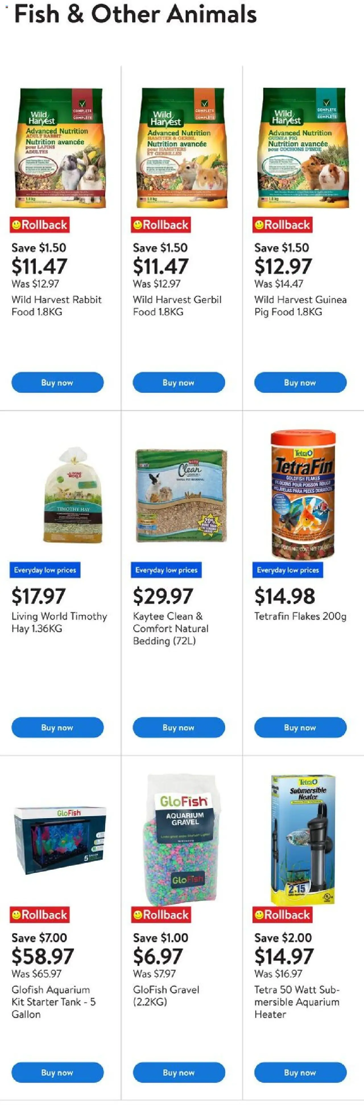 Walmart flyer valid from 07.08.2025 | Page: 12 | Products: Fish, Flakes
