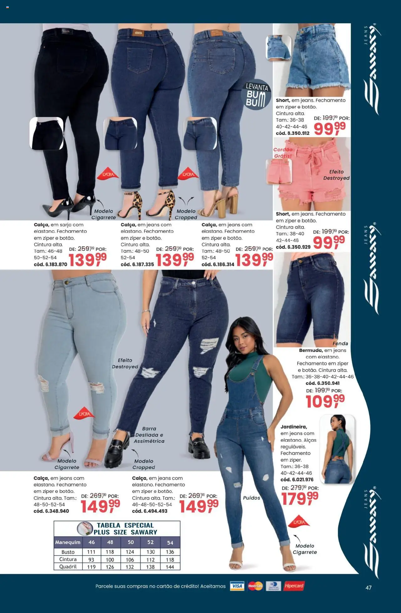 Quatro Estações Folheto - válido de 01.09.2025 | Página: 47 | Produtos: Jeans