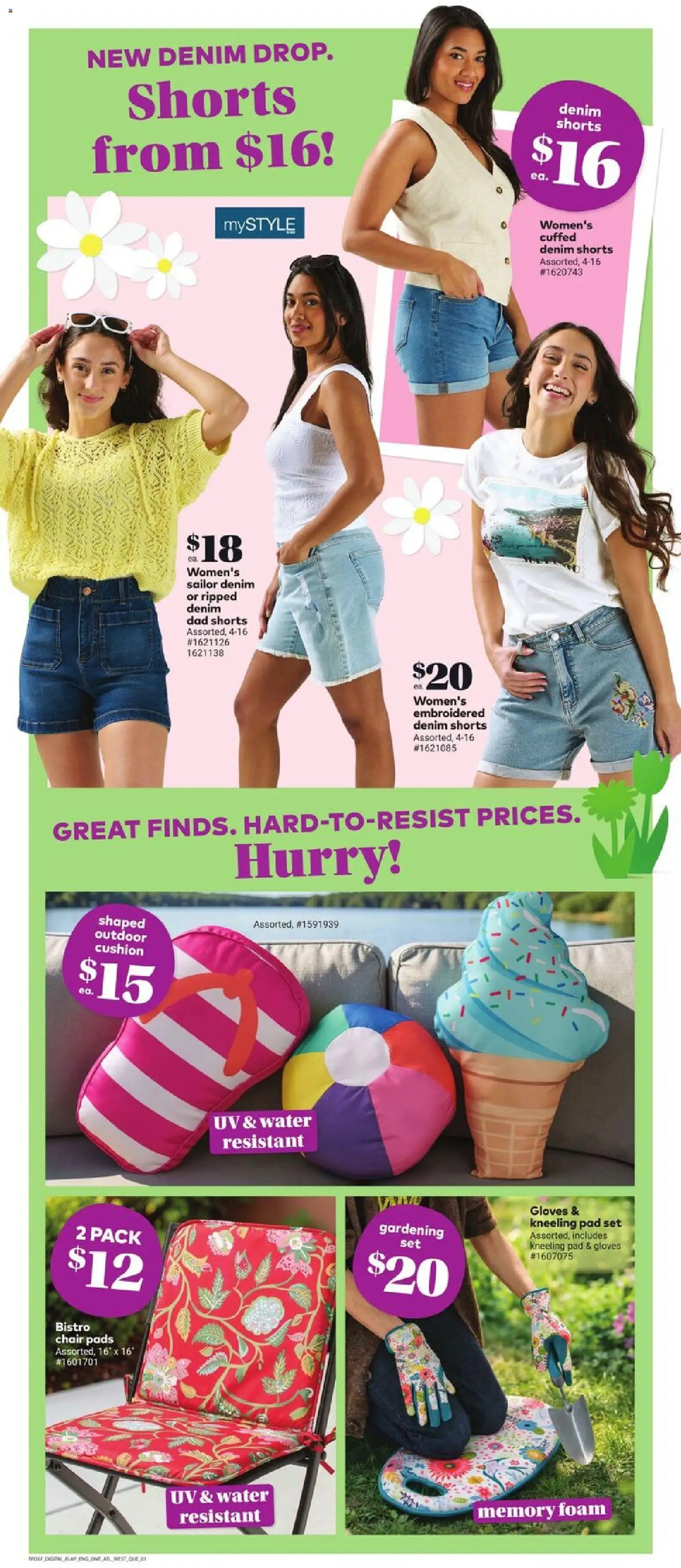 Giant Tiger flyer valid from 15.04.2026 | Page: 5 | Products: Gloves, Chair, Shorts