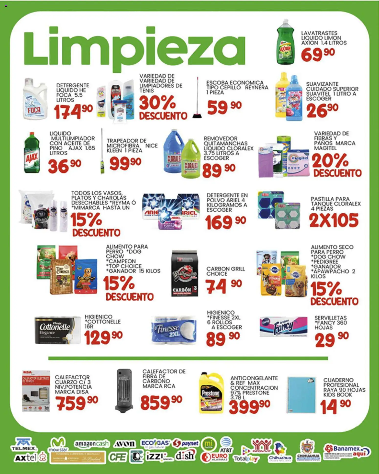 Nuevas ofertas de Alsuper válidas en toda la República Mexicana desde el 16.01.2026. ¡Encuentra las mejores ofertas en Alsuper folleto! | Página: 5 | Productos: Aceite, Limpiador, Trapeador, Lavavajillas
