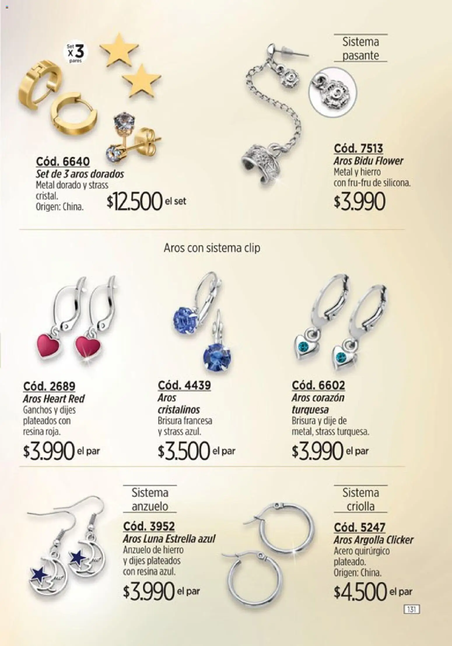 Amodil - Campaña 18/2025 │ válido desde el 30.11.2025 | Página: 131 | Productos: Aros, Dije