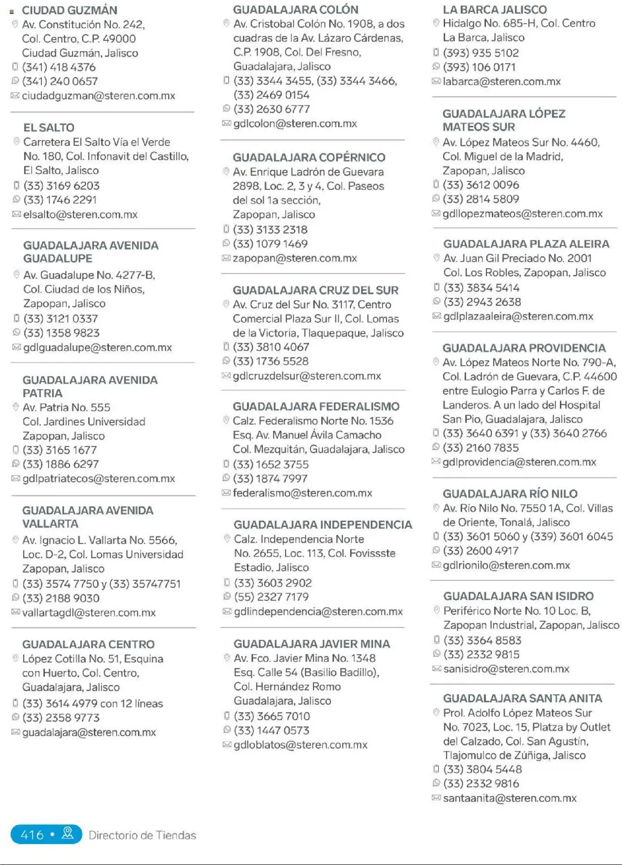 Nuevas ofertas de Steren válidas en toda la República Mexicana desde el 01.01.2025. ¡Encuentra las mejores ofertas en Steren catálogo! | Página: 434
