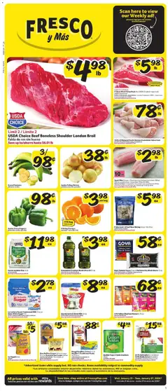 Preview of Fresco y Más weekly ads valid from 21.01.2026