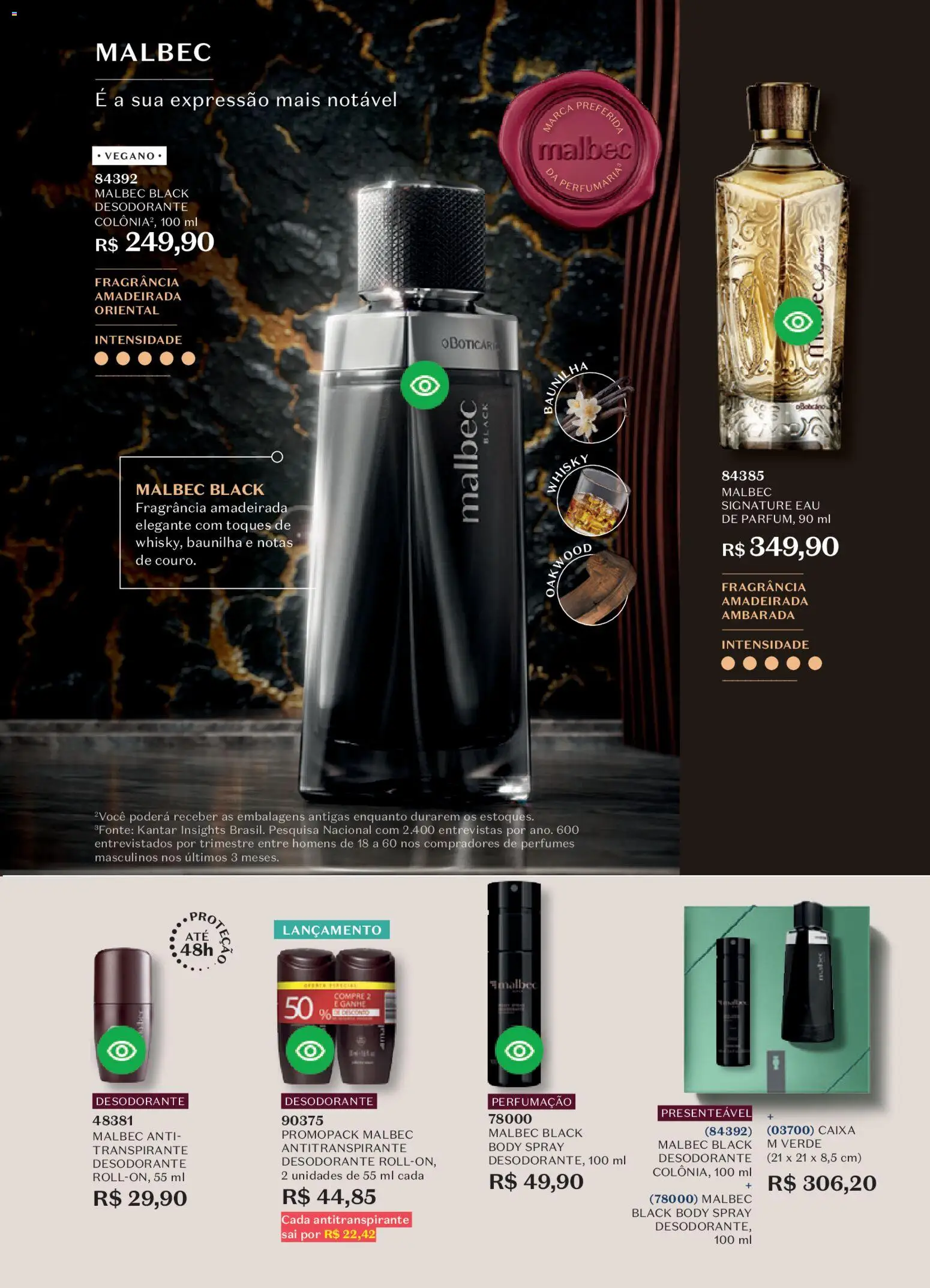 O Boticário Folheto - válido de 26.12.2025 | Página: 62 | Produtos: Whisky, Caixa, Perfumes, Body