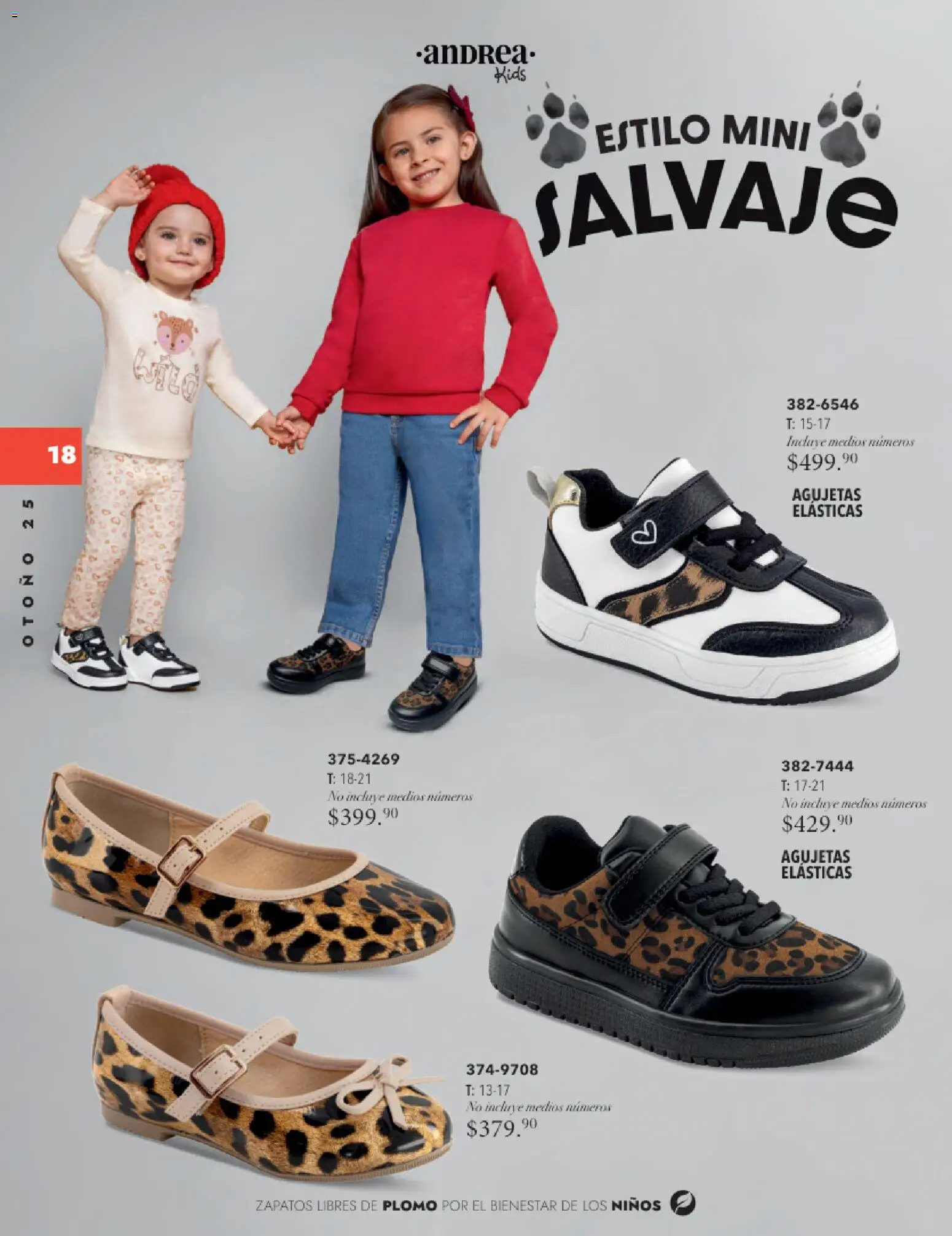 Nuevas ofertas de Andrea válidas en toda la República Mexicana desde el 26.11.2025. ¡Encuentra las mejores ofertas en Andrea catálogo Infantil Kids! | Página: 17 | Productos: Zapatos